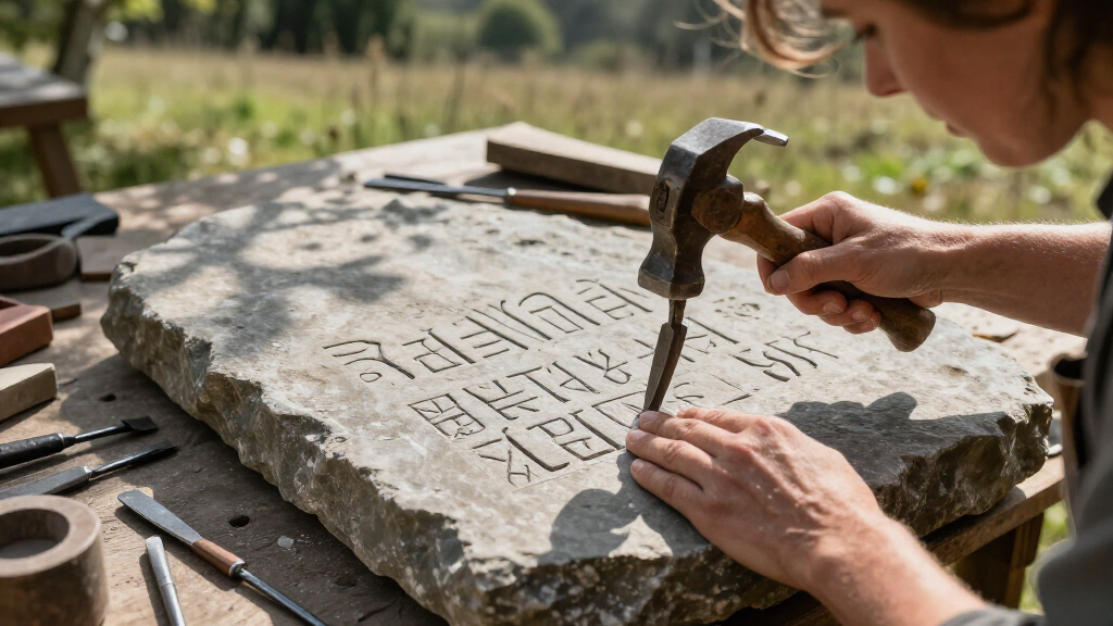 SVG Carving Animation: A Look Inside “The Runestone Field — Carve Words Into Winter” (FABLE/175)