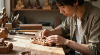 Through Carved Wooden Assemblages, Daniel Minter Communes With The Spiritual
