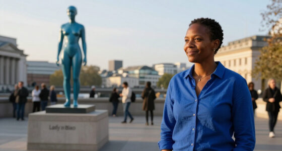 Tschabalala Self’s Splendid “Lady In Blue” Graces London’s Fourth Plinth