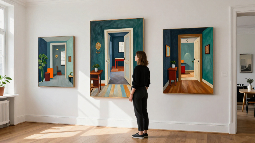 Ann Toebbe’s Skewed Paintings Transform Architectural Spaces Into Cherished Places