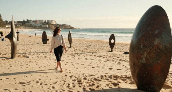 Dozens Of Sculptures Dot Bondi Beach In The 2026 Sculpture By The Sea Exhibition