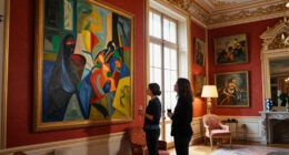 Escape Into Gretchen Scherer’s Maximalist Paintings Of Palatial, Art-Filled Spaces