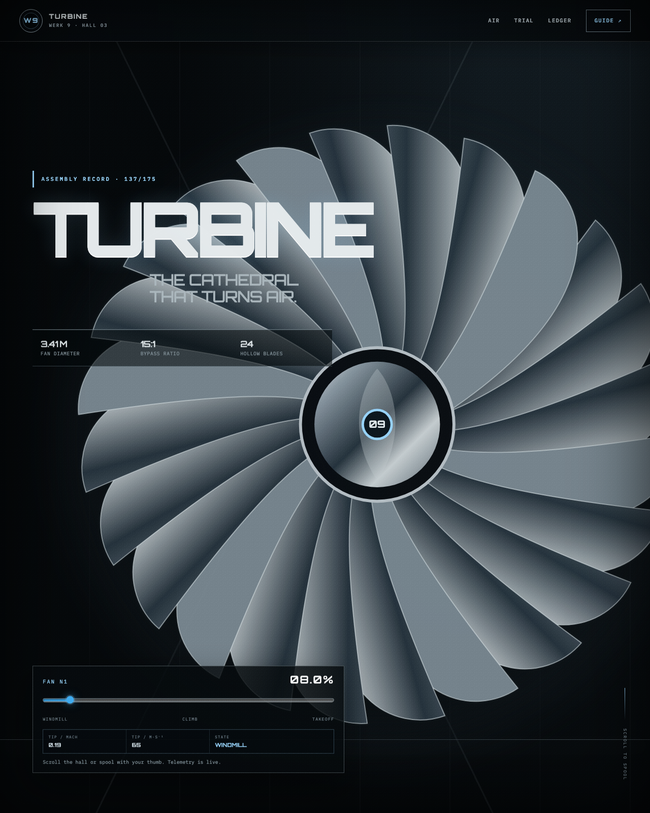 Live view of TURBINE — WERK 9