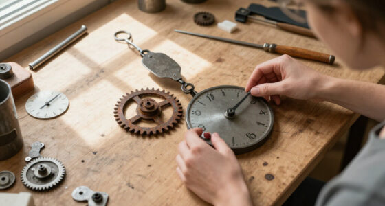 Show HN: Glashütte Trash Clock – A 30-Minute Pendulum Clock Made From Trash