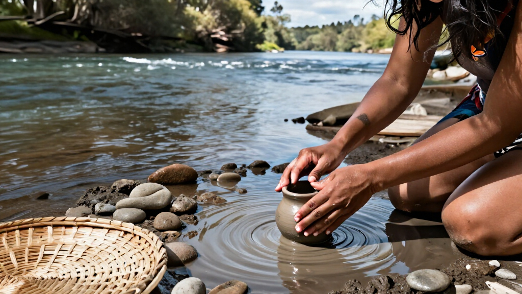 Truman Lowe Listens To The Water