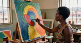 Wangari Mathenge’s Vibrant Paintings Tap Into Kenya’s Paradigm Shift In The 1960S